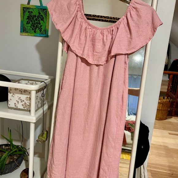 Pink Strapless Dress - Picture 2 of 2